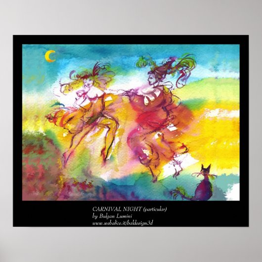 CARNIVAL NIGHT / Venezianische Masquerade, Tanzmus Poster (Vorne)