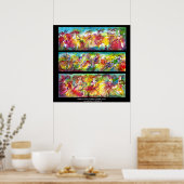 CARNIVAL NIGHT / Venezianische Masquerade, Tanzmus Poster (Küche)