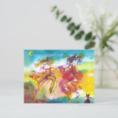 CARNIVAL NIGHT / Venezianische Masquerade, Tanzmus Postkarte (Stehend Vorderseite)