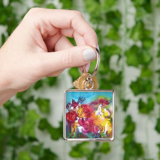 CARNIVAL NIGHT / Venezianische Masquerade, Tanzmus Schlüsselanhänger (Hand)