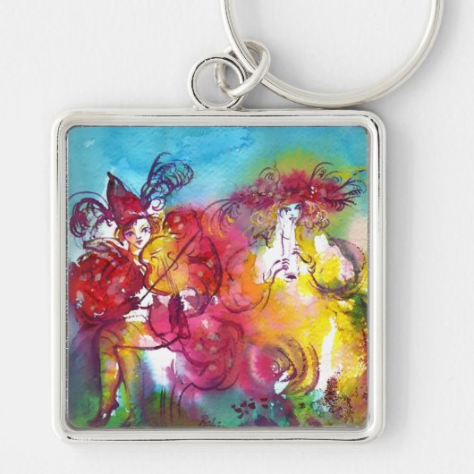 CARNIVAL NIGHT / Venezianische Masquerade, Tanzmus Schlüsselanhänger (Vorne)