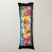 CARNIVAL NIGHT / Venezianische Masquerade, Tanzmus Seitenschläferkissen (Vorderseite Vertikal)