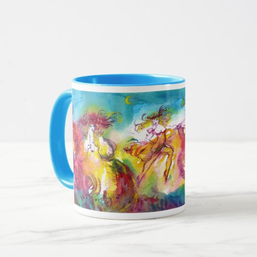 CARNIVAL NIGHT / Venezianische Masquerade, Tanzmus Tasse (Vorderseite Links)