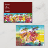 CARNIVAL NIGHT / Venezianische Masquerade, Tanzmus Visitenkarte (Vorne/Hinten)