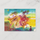 CARNIVAL NIGHT / Venezianische Masquerade, Tanzmus Visitenkarte (Rückseite)