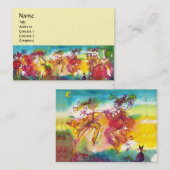 CARNIVAL NIGHT / Venezianische Masquerade, Tanzmus Visitenkarte (Vorne/Hinten)