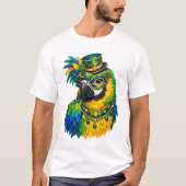 Carnival Parrot Colorful Graphic T-Shirt (Vorderseite)
