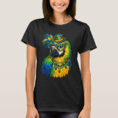 Carnival Parrot Colorful Graphic T-Shirt (Vorderseite)