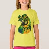 Carnival Parrot Kids Graphic T-Shirt (Vorderseite)