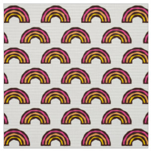 CARNIVAL - Retro California Surfer Color Rainbows Stoff