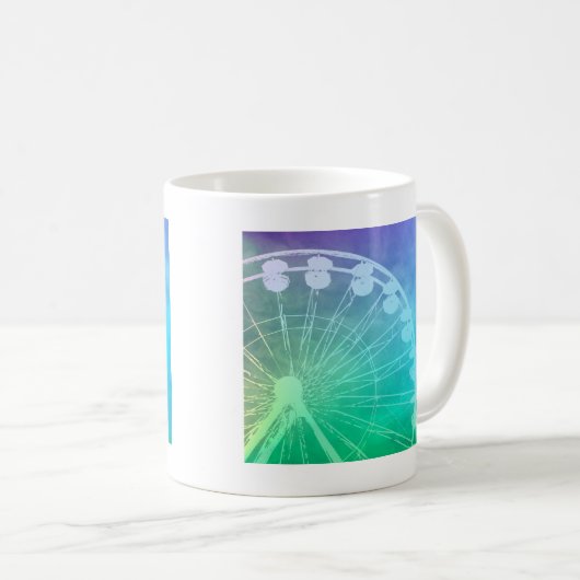 Carnival Summer Design Kaffeetasse (VorderseiteRechts)