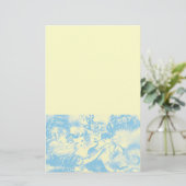 CARNIVAL TANCE, blaue Creme Briefpapier (Stehend Vorderseite)