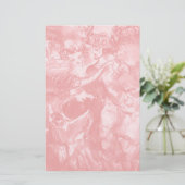 CARNIVAL TANCE, sanftes antikes Rosa Briefpapier (Stehend Vorderseite)