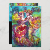 CARNIVAL TANCE Venezianischer Maskenball Ankündigung (Vorne/Hinten)