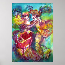 CARNIVAL TANCE Venezianischer Maskenball Poster