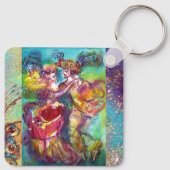 CARNIVAL TANCE Venezianischer Maskenball Schlüsselanhänger (Rückseite)