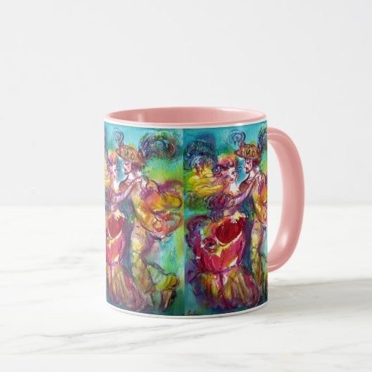 CARNIVAL TANCE Venezianischer Maskenball Tasse (VorderseiteRechts)