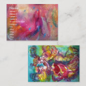 CARNIVAL TANCE / Venezianischer Maskenball Visitenkarte (Vorne/Hinten)