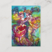 CARNIVAL TANCE / Venezianischer Maskenball Visitenkarte (Rückseite)