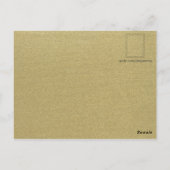 Carnival Time Plain Postkarte (Rückseite)