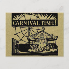 Carnival Time Plain Postkarte