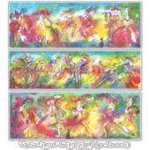 CARNIVAL VENICE Mardi Gras Masquerade Tanzmusik Aufkleber (Vorderseite)