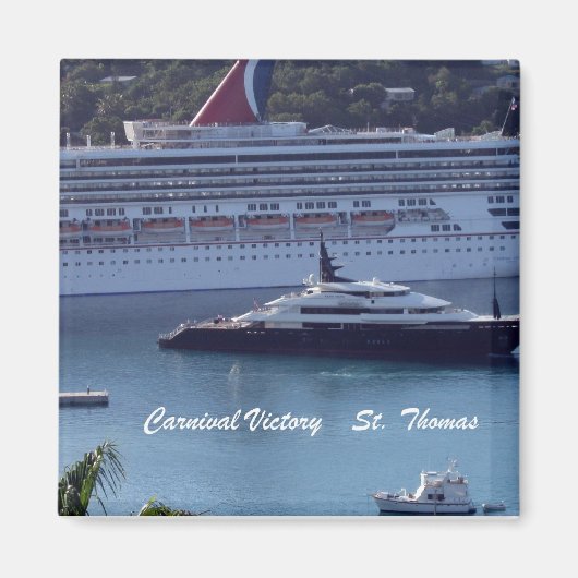 Carnival Victory St. Thomas Magnet (Vorne)
