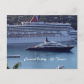 Carnival Victory St. Thomas Postkarte (Vorderseite)