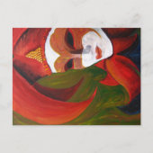 "Carnivale" Acrylmalerei - Postkarte (Vorderseite)
