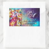 CARNIVD 2 Monogramm Rechteckiger Aufkleber (Tasche)