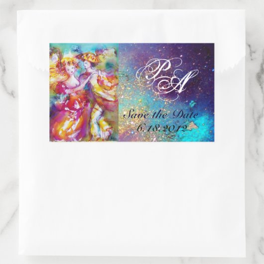 CARNIVD 2 Monogramm Rechteckiger Aufkleber (Tasche)