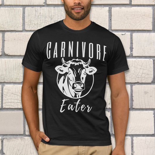 Carnivore Eater Kuh Kopf Fleisch liebt Unisex T-Shirt