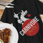 Carnivore Lover Funny Cow Unisex T-Shirt