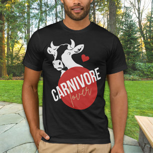 Carnivore Lover Funny Cow Unisex T-Shirt