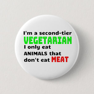 Carnivore Meat Lover Funny Sarcastic Geschenk Button