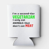 Carnivore Meat Lover Funny Sarcastic Geschenk Dosenkühler (Rückseite)