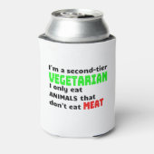 Carnivore Meat Lover Funny Sarcastic Geschenk Dosenkühler (Kanne Rückseite)