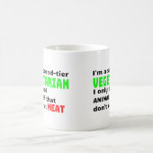 Carnivore Meat Lover Funny Sarcastic Geschenk Kaffeetasse (Mittel)