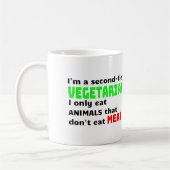Carnivore Meat Lover Funny Sarcastic Geschenk Kaffeetasse (Links)
