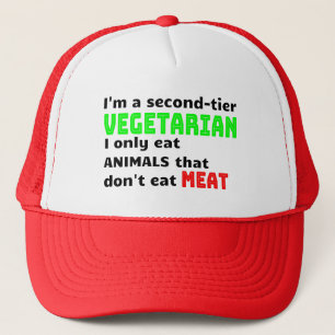 Carnivore Meat Lover Funny Sarcastic Gift Truckerkappe
