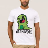 CARNIVORE-T - Shirt, lustiges DINOSAUR T-Shirt (Vorderseite)