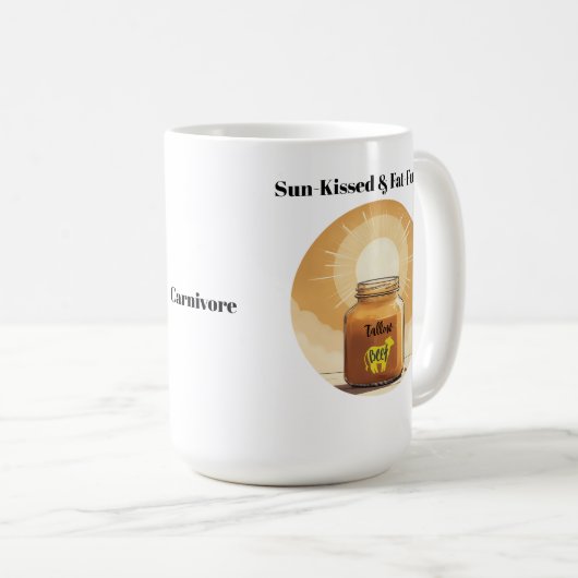 Carnivore Tallow Mug Kaffeetasse (VorderseiteRechts)