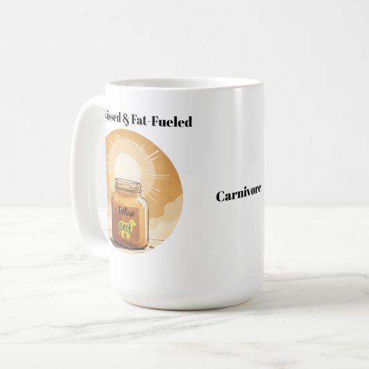 Carnivore Tallow Mug Kaffeetasse (Vorderseite Links)