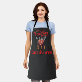 Carnivore Valentine's Day Apron Schürze