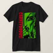 Carnivorous™/Enter wenn Sie es wagen T-Shirt (Design vorne)