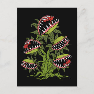 Carnivorous Plant Gifts Monster Venus Fly Trap Postkarte