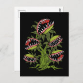 Carnivorous Plant Gifts Monster Venus Fly Trap Postkarte (Vorne/Hinten)