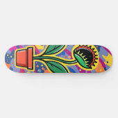 Carnivorous Plant Skateboard – Urban Art Design (Horizontal)