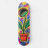 Carnivorous Plant Skateboard – Urban Art Design (Vorderseite)