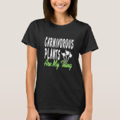 Carnivorous Plants Are My Thing Cool Retro Present T-Shirt (Vorderseite)